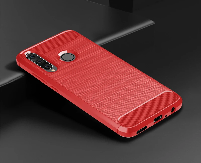 For Honor 10i Cover Flexible TPU Silicone Carbon Fiber Pattern Brushed Cases For Huawei Honor10i Honor 10i 10 Lite Case