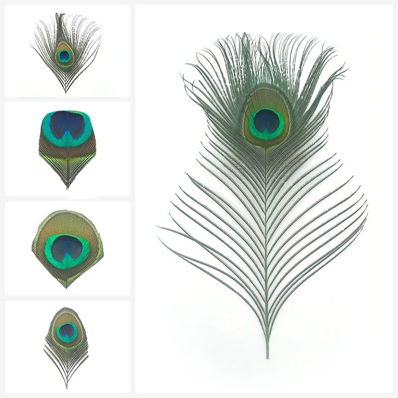 

10pcs Very beautiful handmade DIY decorative accessories peacock feather eyes