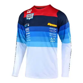 

2019 Mountain Bike Downhill Jersey MX Motocross Racing Jersey ATV MTB BMX Dirt Bike Off Road Adult T-Shirt
