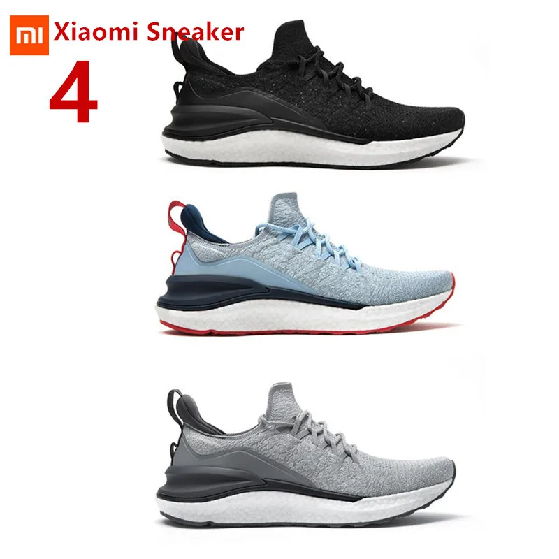 Новые кроссовки Xiaomi Mijia 4 мужские уличные спортивные Uni moulding 3D рыбий замок система