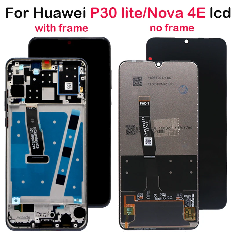 

6.15 "for Huawei P30 Lite / Nova 4E LCD Display Touch Screen Digitizer Assembly LCD Display P30 Lite Repair Parts