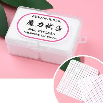 

180Pcs Lint-Free Nail Polish Remover Cotton Wipes UV Gel Tips Remover Cleaner Paper Pad Nails Polish Art Cleaning Manicure Tool