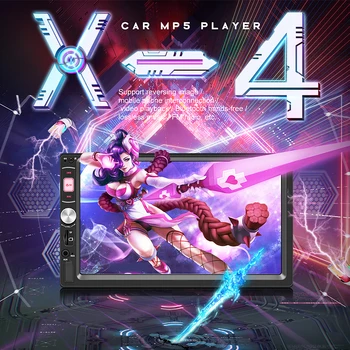 

Factory Offer Mirror Link Bluetooth Car Video MP5 Player FM/AM/RDS/USB/AUX 7 inch Green Car Radio For Car