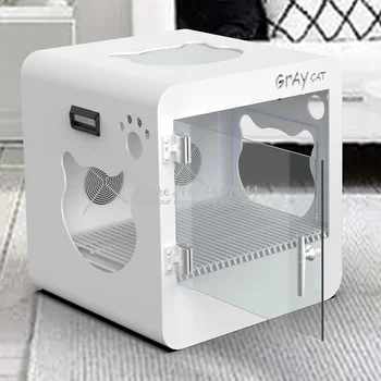 

Automatic Pet Hair Dryer Cabin Small Pet Drying Box House Ultra-mute Grooming Water Blowing Machine Dog Cat Care Dryer Device