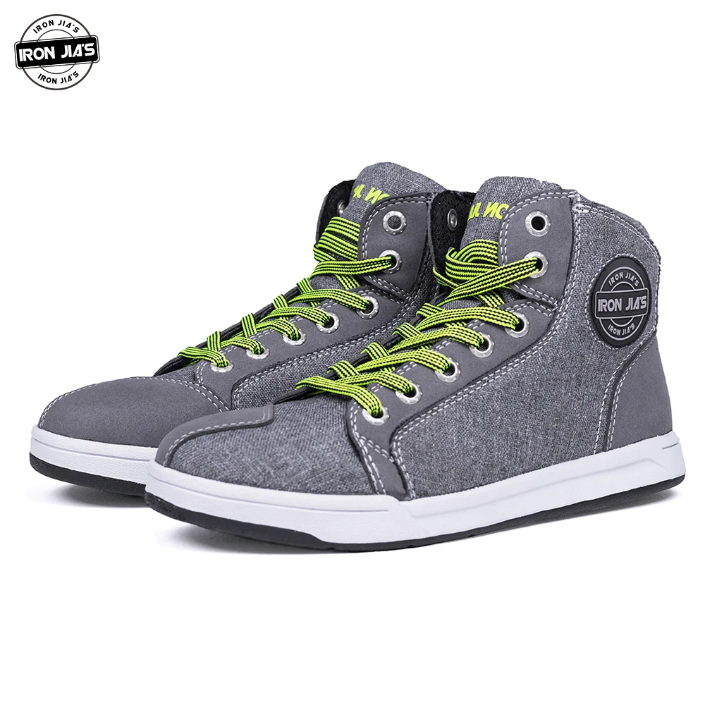 IRON JIA'S Motorcycle Boots Breathable Shockproof Protective Touring Urban Casual Ankle MBX/MTB/ATV Motorcycle Riding Shoes