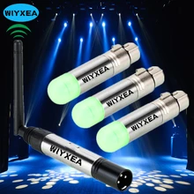 Dmx cabeça de movimento sem fio dmx512 sistema, 2.4g receptores femininos sem fio/transmissor macho led dmx512 dmx dfi dj iluminação