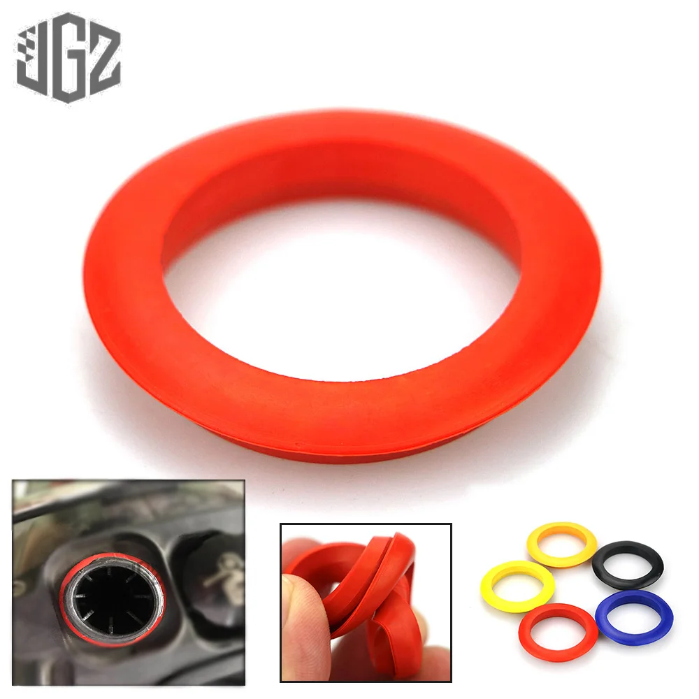 Guarnizione Tappo Serbatoio Olio Per Moto - Anello Di Tenuta In Gomma, Universale, Nero - Foto 5