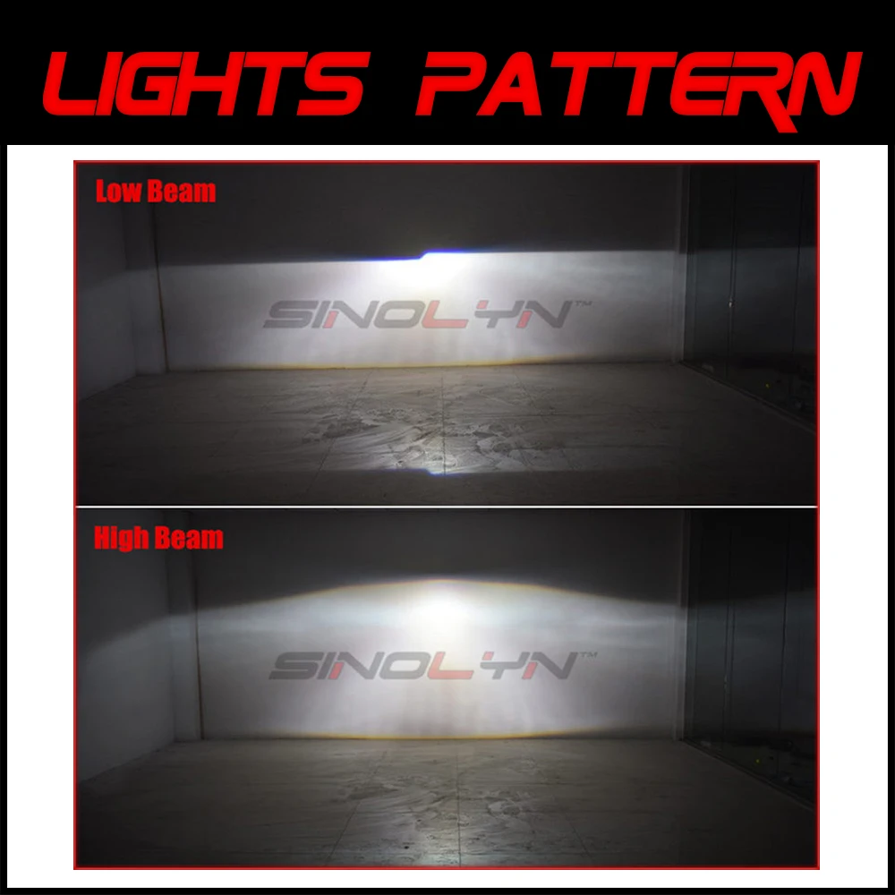  SINOLYN 2.5 inch COB LED Angel Devil Eyes DRL HID Bi-xenon Headlight Car Projector Lens Headlamp Le - 32592217623