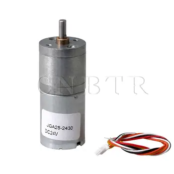 

CNBTR DC 24V 200RPM Gear Motor 1.44W Electric Micro Motor with Output Shaft
