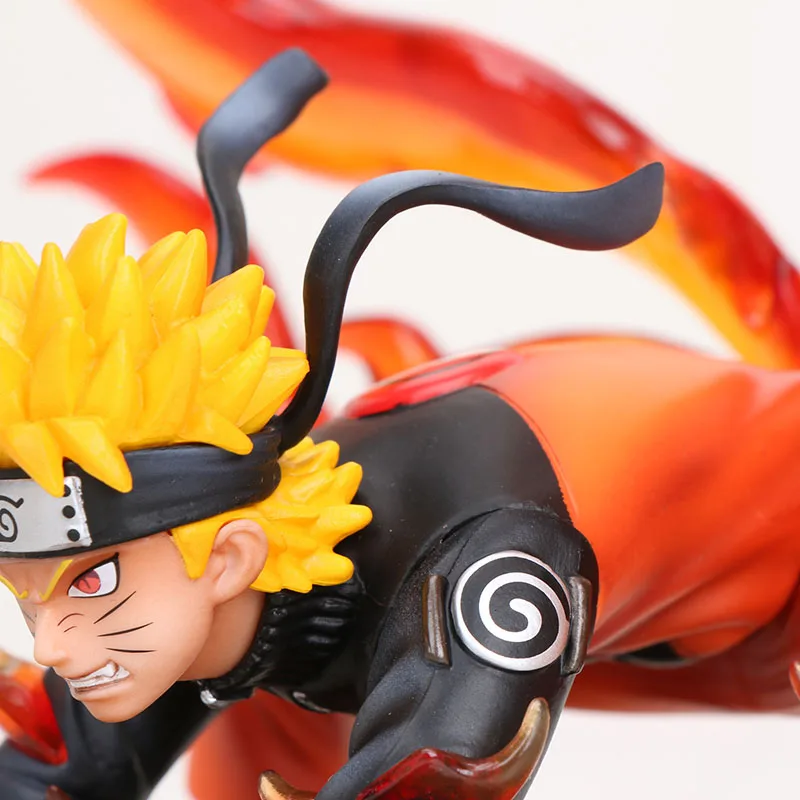 Наруто кьюби Kurama статуя диорама ПВХ фигурка аниме Наруто Ураганные Хроники Наруто Узумаки фигурка коллекционные игрушки кукла подарок