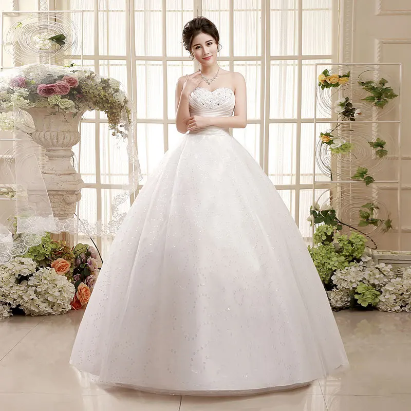 Factory Direct Studio Wedding Dress Korean Style Strap Strapless Bra Cross-Border Slimming Wholesale Price |