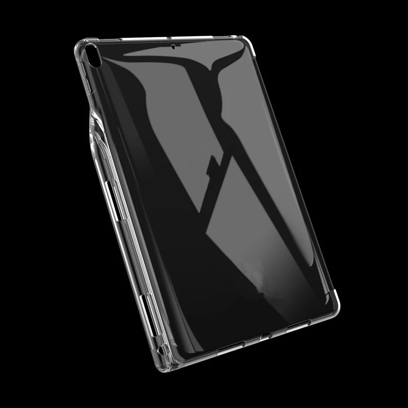 Clear Case for iPad Air 3 TPU Silicone Back Cover with Pencil Holder for iPad Pro 10.5 Air 10.5 Compatible with Smart Keyboard Clear Case for iPad Air 3 TPU Silicone Back Cover with Pencil Holder for iPad Pro 10.5 Air 10.5 Compatible with Smart Keyboard