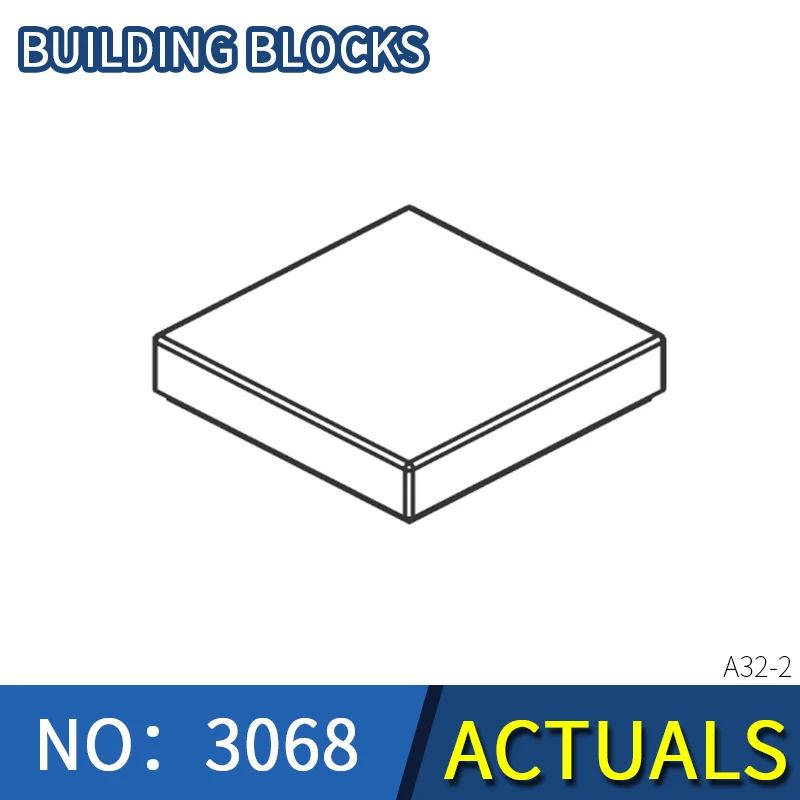 

kazi blocks buildmoc Kits Bricks BuildMOC Compatible For all brand 3068 200pcs Accessorie Parts Educational Creative gift Toys