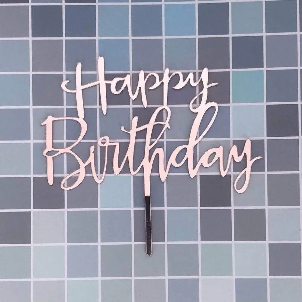 1 комплект Топпер для торта «С Днем Рождения» флажки для торта, свадьбы, дня рождения, вечеринки, украшения торта, Детские вечерние принадлежности, баннер на день рождения - Цвет: style 25