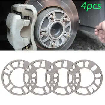 

4Pcs Universal Auto Car Wheel Tire Spacers Adaptor Shims Plate 3mm 5mm 8mm 10mm Car Exterior Accessories