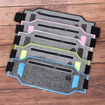

1PCS Zip Hiking Pouch Wallet Belt Bags Fashion Ultra-thin Waist Pouch Running Sport Bum Bag Pack Travel Belly Waist Money Belt