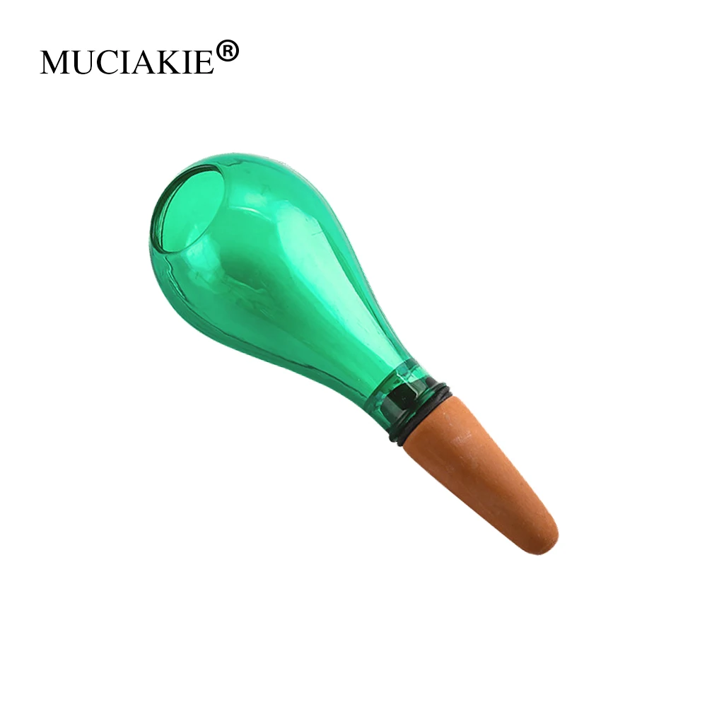 MUCIAKIE 2 шт. растительный керамический самополивающийся с капельным ирригатором автоматический цветочный ирригатор для комнатных и наружных горшечных растений - Цвет: 2PCS green