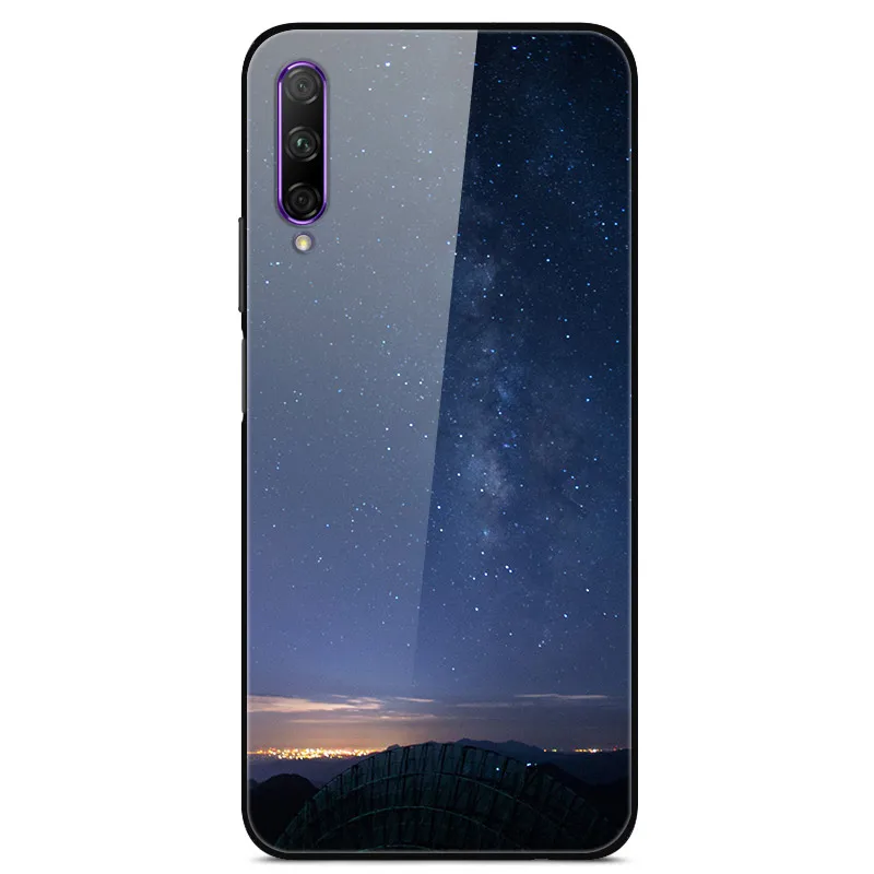 09 Для huawei Honor Play 3 чехол закаленное Стекло планета Космос крышка Стекло задняя крышка для huawei Honor Play 3 Play3 Жесткий PC Coque черный чехол для Honor Play 3 Стекло чехол - Цвет: 09