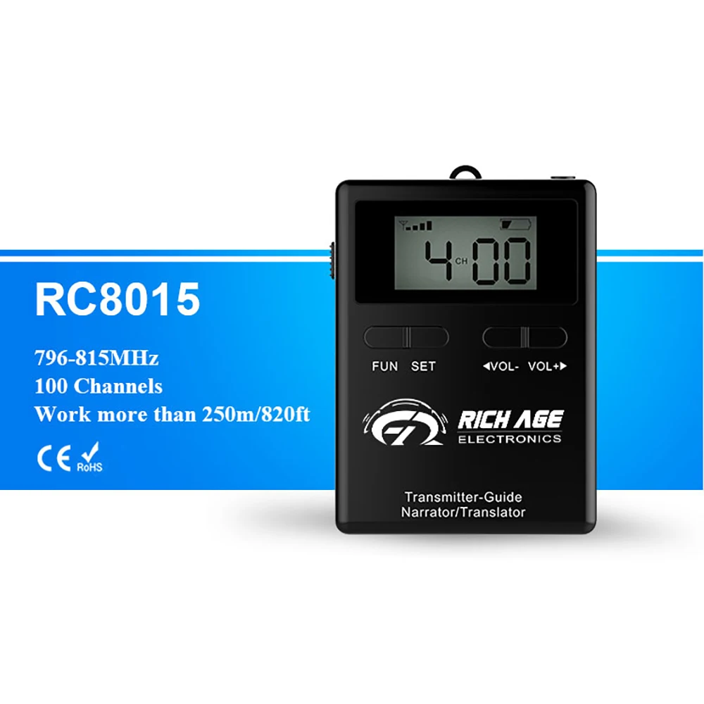 Long Distance Wireless Audio Tour Guide Systems Whisper Transmitter and Receiver for Groups Team | Электроника
