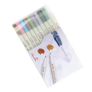 

15Pcs Marker Pens Glitter Colorful Oil Based Paint Markers for Drawing