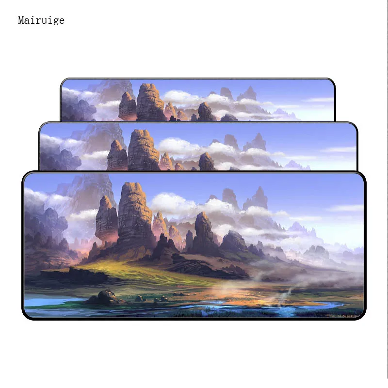  Fantasy Mountain Fantasy Lock Edge Gaming Mouse Pad Computer for League Of Legends Dota CSGO Gamer 