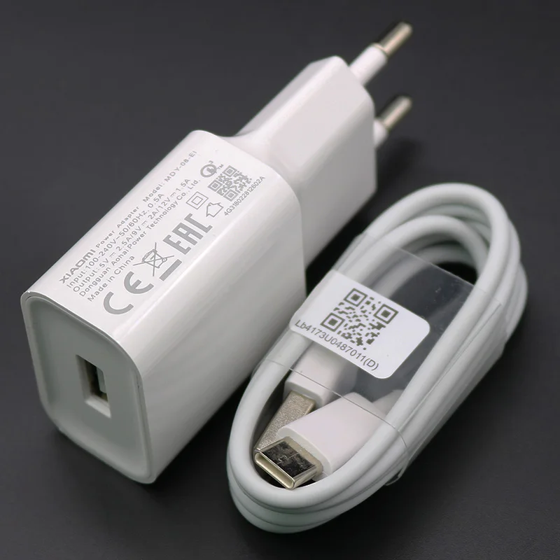 Xiaomi Fast Charger 18w QC 3.0 Redmi note 8 Charger Adapter Type C Charge Cable For mi 8 9 se 9t K20 pro Redmi note 7 8 8T 8 Pro usb charger 12v Chargers