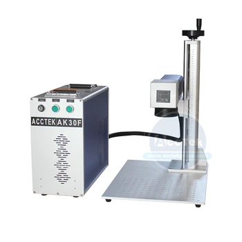 

Portable fiber laser marking machine 30W Raycus for metal mobile phone shell engraving and marking