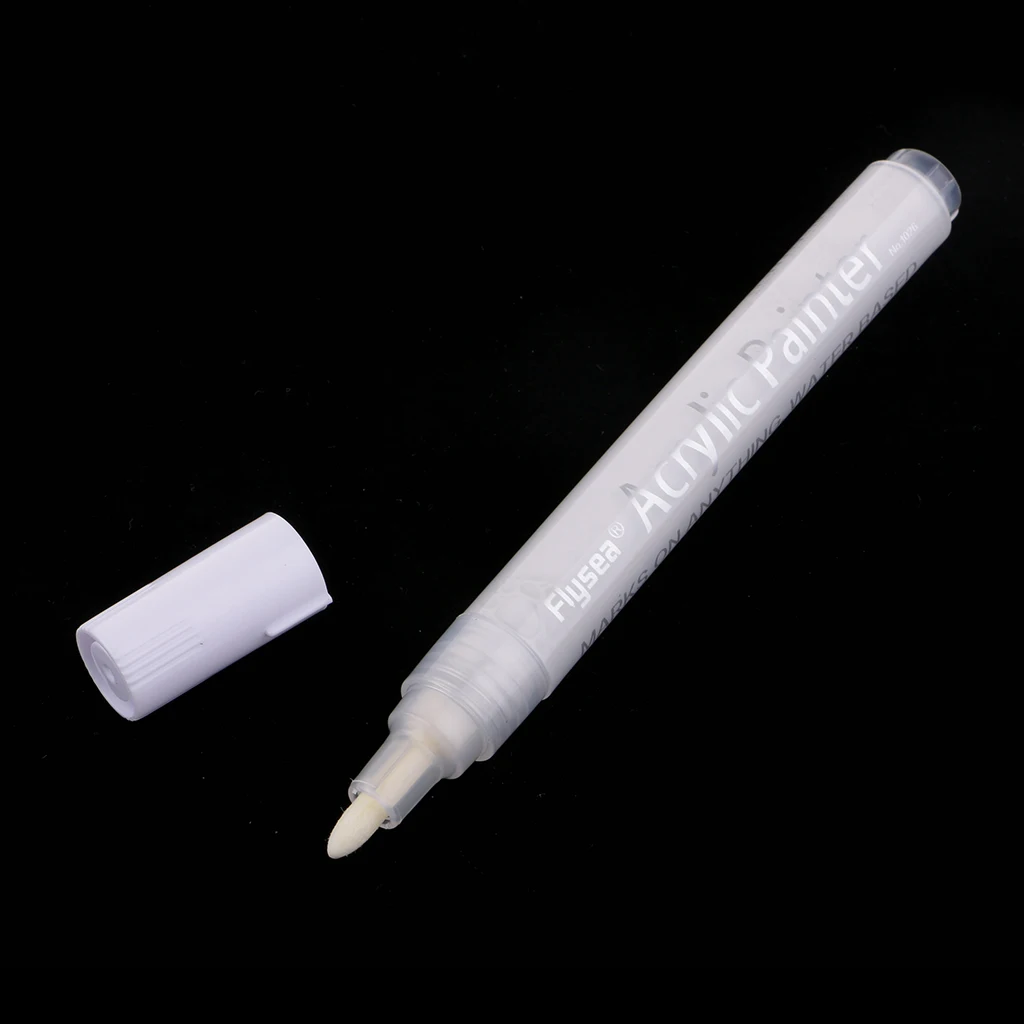 Acrylic Paint Markers Pen Waterproof Art Permanent Paint Pens for Painting on Rock Glass Canvas Fabric Wood DIY Craft Projects