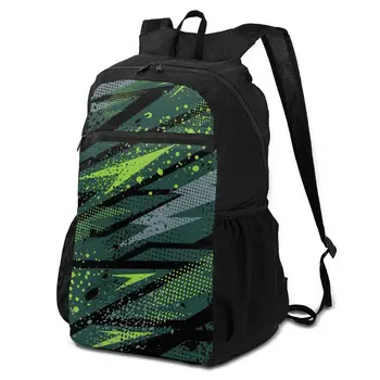 

Lightning Print Foldable Backpack Waterproof Folding Skin Pack Ultralight Outdoor Pack Bag for Women Camping Hiking Mochila