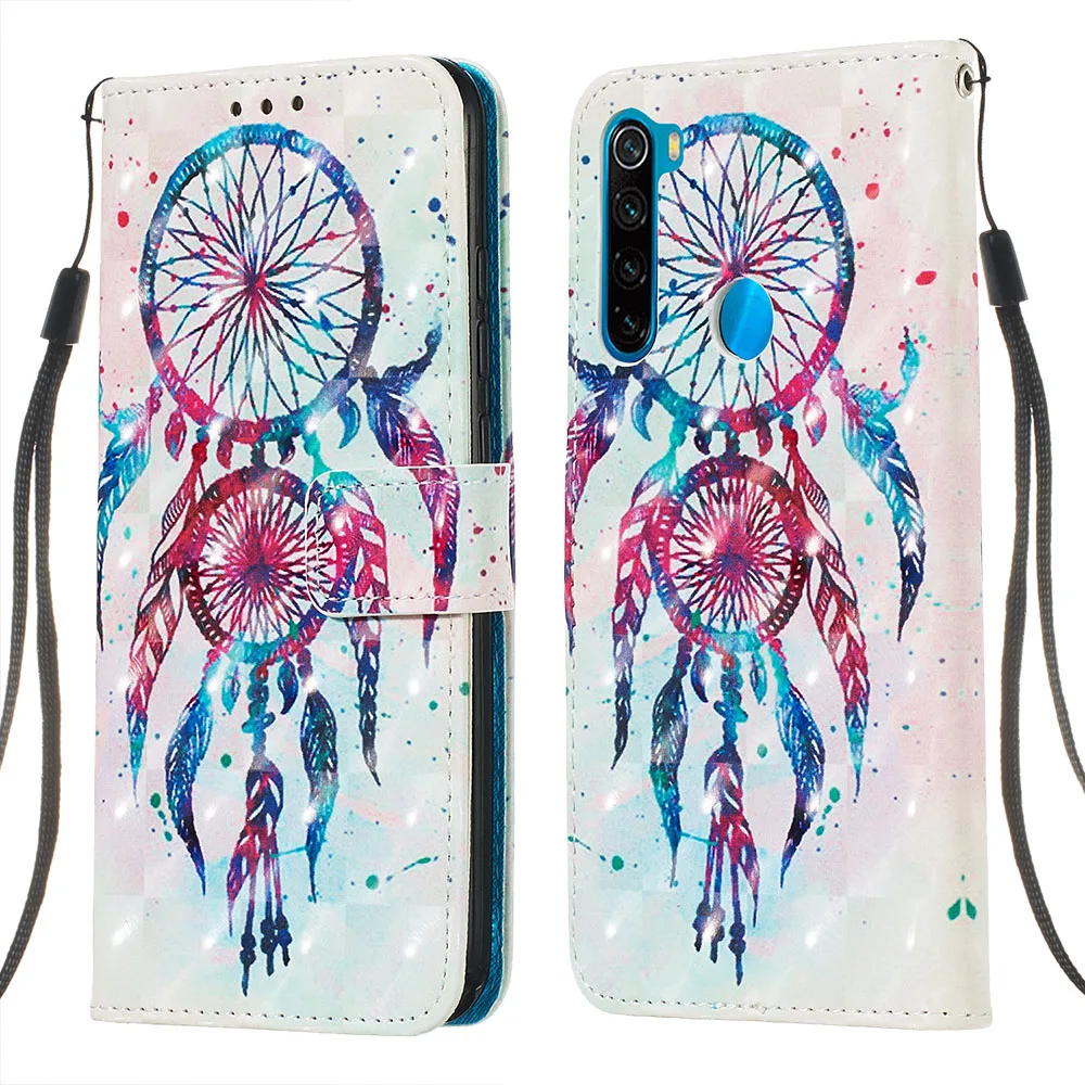 Чехол-книжка из искусственной кожи для Xiao mi Red mi Note8 Note8 Pro/mi 6X/mi A2/Red mi Note 5A Prime/Red mi 4A 5A