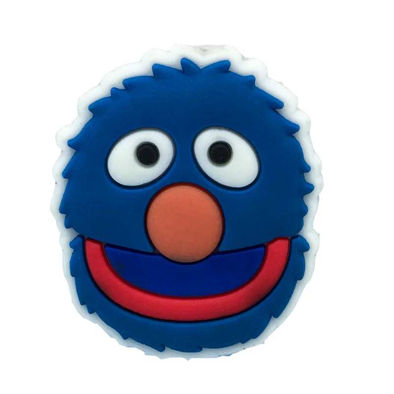 022-15 1 шт. Sesame Street Story Горячие рисунки из мультфильма ПВХ обувь очаровательные аксессуары подходят для обуви браслеты полосы Croc jibz обувь Пряжка Ormaments - Цвет: 022-15