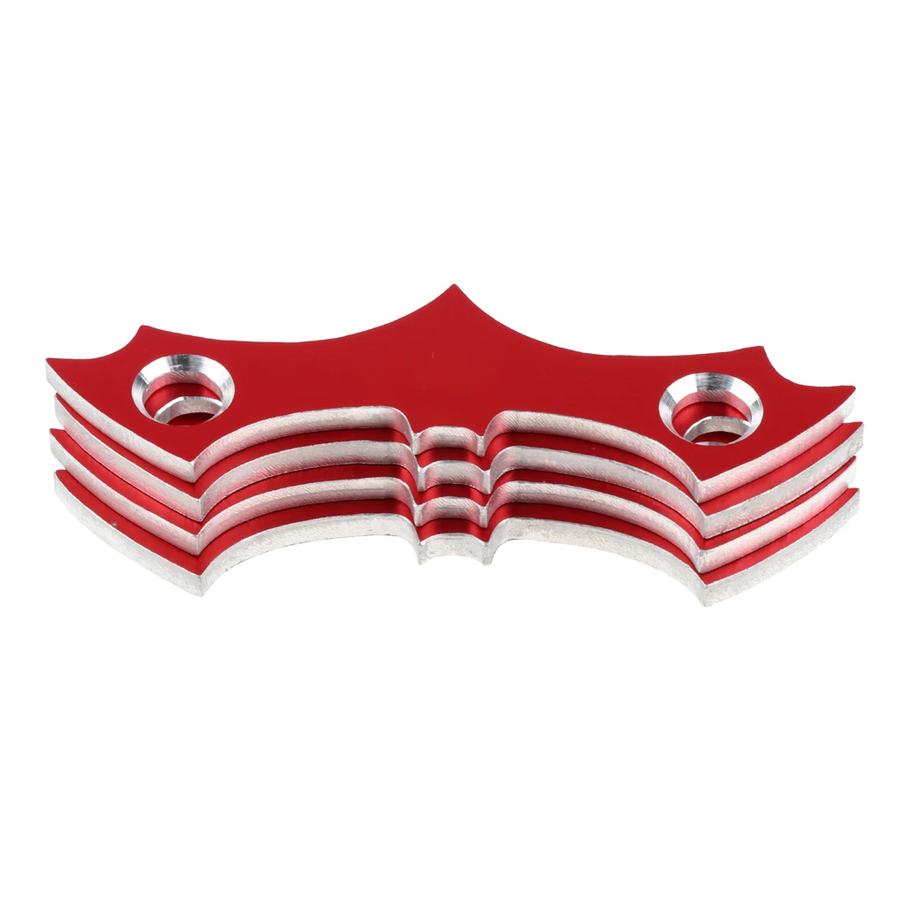 4pcs Aluminum Alloy Skateboard Deck Protective Gasket Longboard Anti-sinking Prevent Sag Hardware 4pcs Aluminum Alloy Skateboard Deck Protective Gasket Longboard Anti-sinking Prevent Sag Hardware