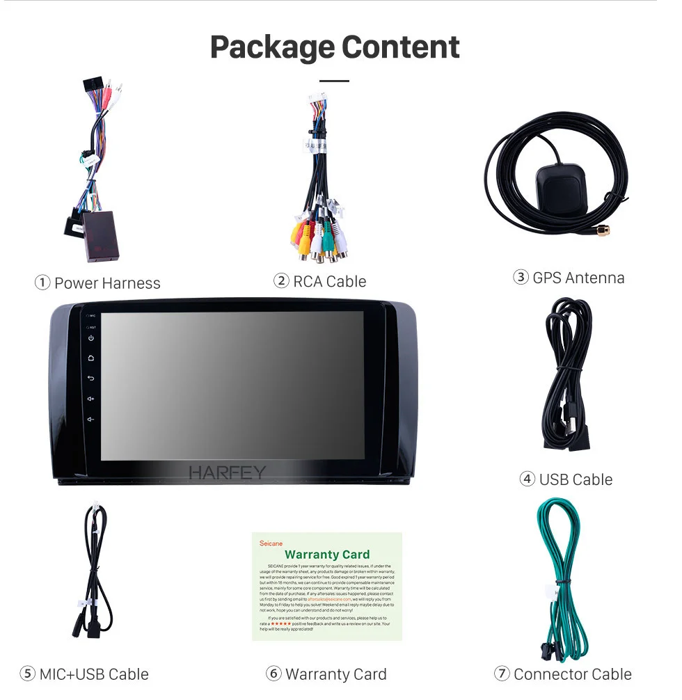 Top Harfey 1Din Android 9.0 9" Car Radio GPS Multimedia Player For Mercedes Benz R Class W251 R280 R300 R320 R350 R63 2006-2013 16 Top Harfey 1Din Android 9.0 9" Car Radio GPS Multimedia Player For Mercedes Benz R Class W251 R280 R300 R320 R350 R63 2006-2013 16