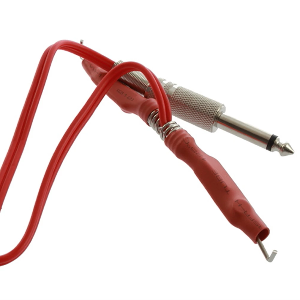 Stainless Steel Switch Power Supply Tattoo Clip Cord Phono Plug 6 Feet Power Supply Professional Tattoo Machine Accessories
