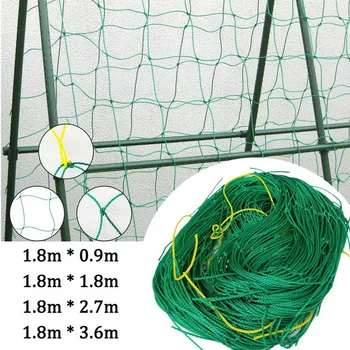 

Garden Green Nylon Trellis Netting Mesh 10x10cm Support Climbing Bean Plant Nets Grow Fence Climbing Net Thickened Line