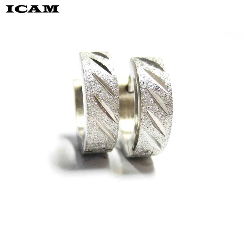 ICAM маленькая серьга-кольцо для женщин девочек 316L из нержавеющей стали мужские серьги шайба рок серьги ювелирные украшения ухо подарок