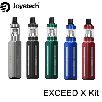 

Original Joyetech Exceed X Kit 1000mAh battery with 1.8ml Exceed X Atomizer fit EX series coils /EX-M 0.4ohm Coil E-cigs vapor