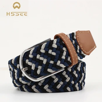 

HSSEE official authentic nonporous elastic belt high quality elastic fiber fashion pattern unisex casual belt sports accessories