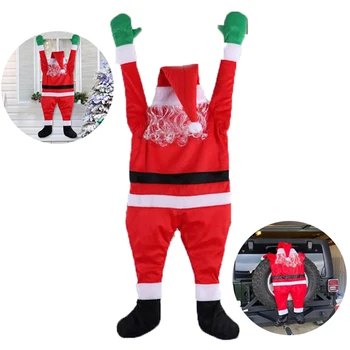 

Super Grote Kerstman Fluwelen Kerstman Decoratie Kleding Ornamenten Geschenken Vakantie Geschenken Opknoping Op De Deur Muur