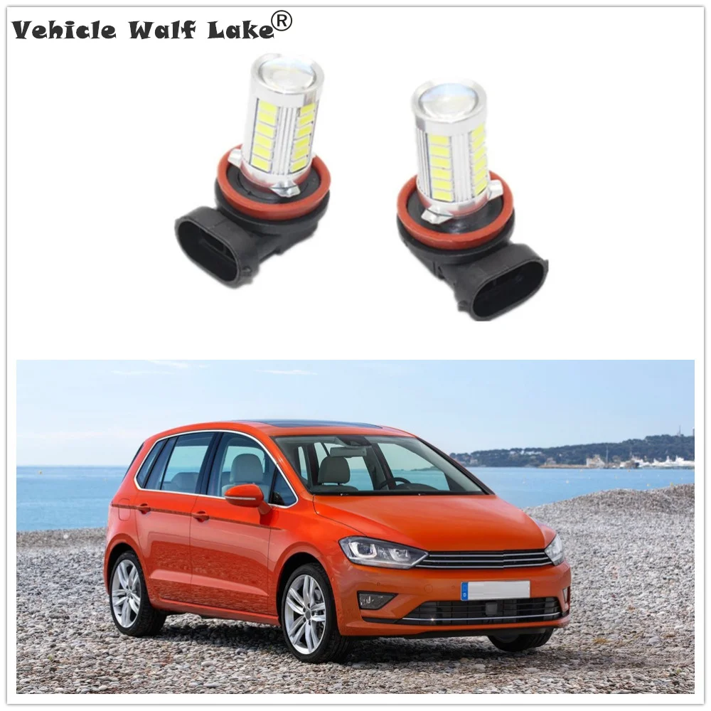 2 шт. H11/ H8 Автомобильный светодиодный светильник лампы для VW Golf 7 A7 MK7 Sportsvan 2014 2015 2016