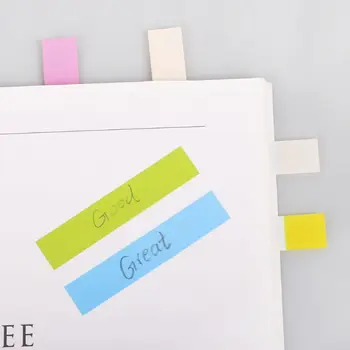 

10 Colors PET 200 Sheets Index Tabs Flags Sticky Note Page Marker Stickers Stationery Office School Suppies H55F