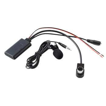 

Car Bluetooth AUX Adapter Wireless o Phone Call Handsfree Microphone for Alpine KCA-121B AI-NET CDA-9857 CDA-9886