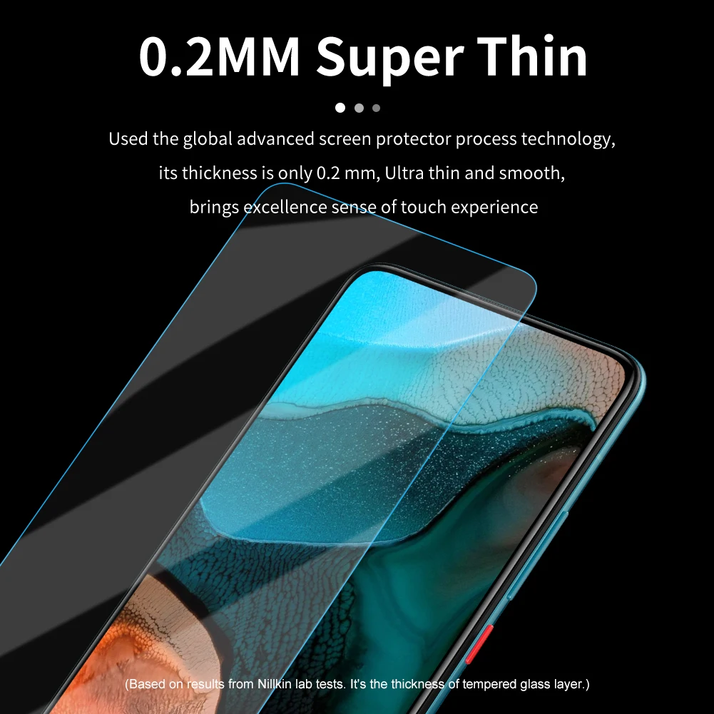 POCO X3 Pro Glass Nillkin H H+Pro Screen Protector Tempered Glass for Xiaomi POCO X3 NFC GT F2 Pro F3 Redmi K30 Ultra K40 Film