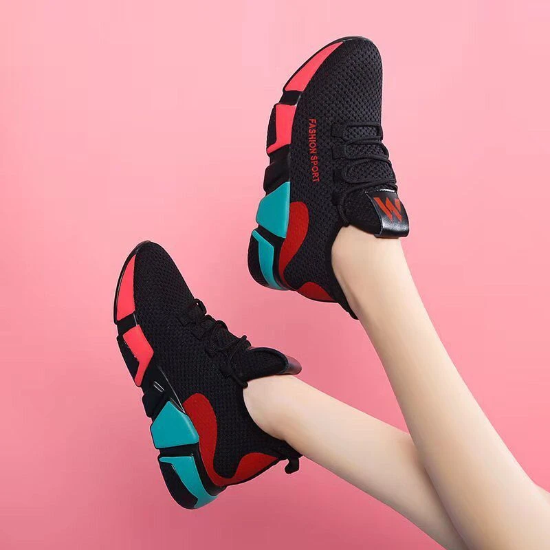 de malla transpirables para Mujer, Zapatillas ligeras antideslizantes para exteriores, Tenis baratos de primavera, 2021|Zapatos vulcanizados de mujer|