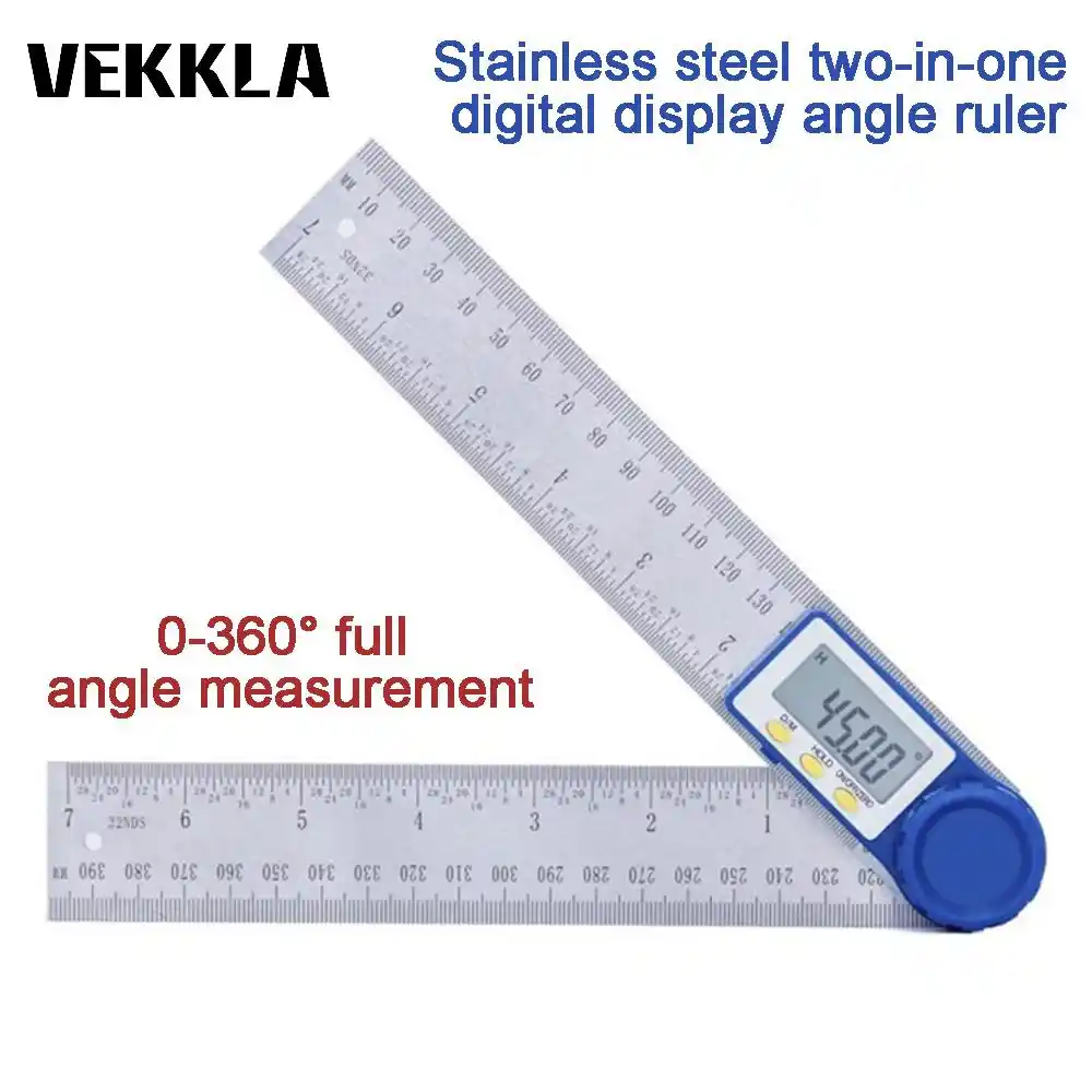 Ruler Digital Angle Finder Measuring Adjustable Carpentry 360° Electronic