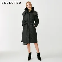 Избранное зимнее Новое Женское Платье из кроличьей шерсти со съемным воротником | 418412554