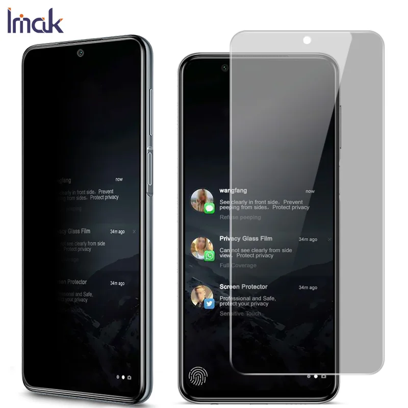 Стеклянная пленка IMAK Для Xiaomi Redmi Note 9s с защитой от царапин и высокой твердостью