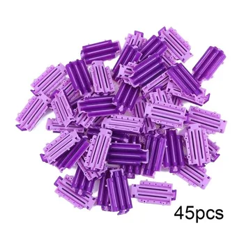 通販 45個の毛のローラールートふわふわクランプ波パーマロッドdiyバートウモロコシクリップコルゲーションカーラーのためのヘアスタイラー女性の髪カーラーカーリング