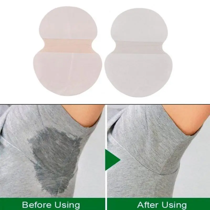 

50Pcs Underarm Armpit Sweat Pads Sweat Free Armpit Protection for Men and Women Comfortable Non Visible Disposable