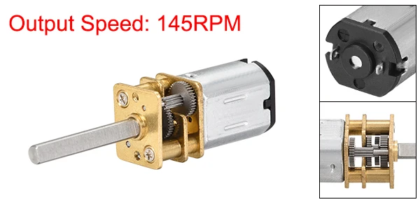 Uxcell микро Шестерни мотор-редуктор постоянного тока 3/6/12V 16-1000 об/мин с цельным металлическим Шестерни коробка электрический для снижения скорости двигателя для DIY RC игрушки